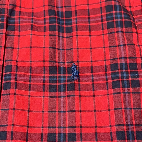 Ralph Lauren Boys Checked Button-Up Shirt, EUC, Size XL (18-20) - Picture 3 of 8